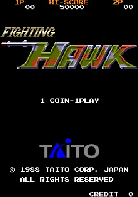 Fighting Hawk (World) screen shot title